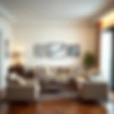 Creative arrangement of furniture showcasing efficient use of space