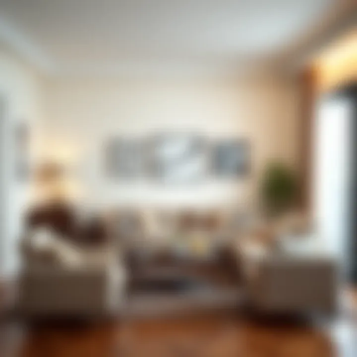 Creative arrangement of furniture showcasing efficient use of space