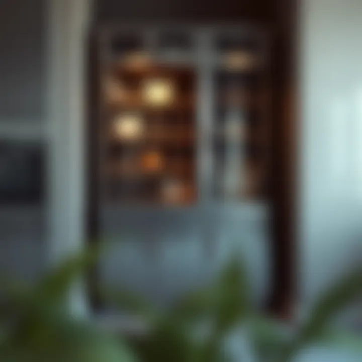 Stainless storage cabinet displaying organized interiors