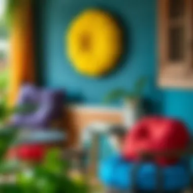 Design inspiration featuring Sunbrella cushions in various color schemes