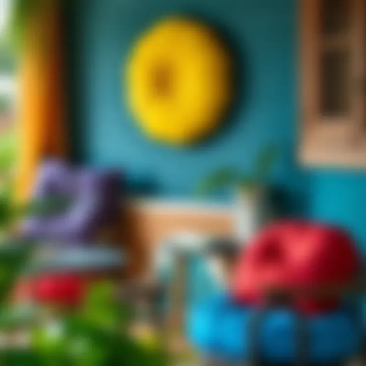 Design inspiration featuring Sunbrella cushions in various color schemes