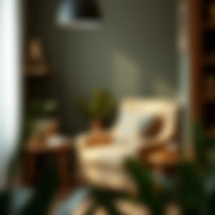 Versatile 40 inch chair showcased in a cozy reading nook