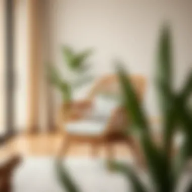 Stylish 40 inch chair made from sustainable materials