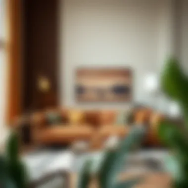 Color palette showcasing light brown tones for interior design