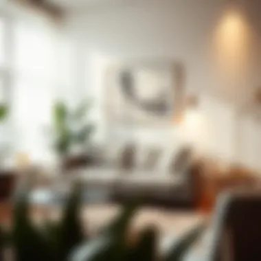 Small one seat sofa in a multifunctional space