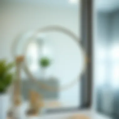 User-friendly interface of a modern magnifying mirror