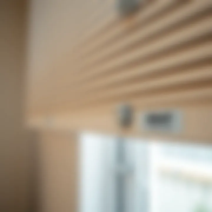 Detailed view of smart blinds control mechanism