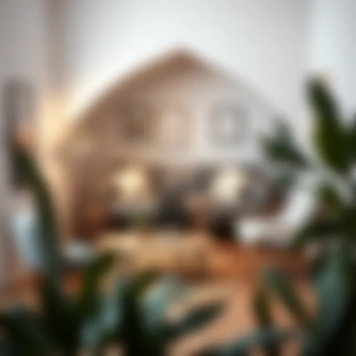 Small size futon arranged in a cozy reading nook with decorative elements