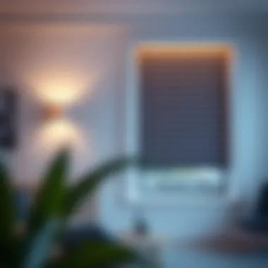 Elegant up blinds showcasing modern design