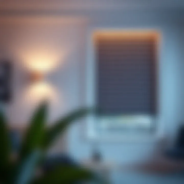 Elegant up blinds showcasing modern design