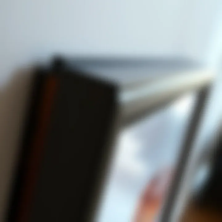 Close-up of the Walmart frame emphasizing its quality materials and craftsmanship